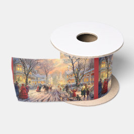 Ein klassisches Viktorianisches Weihnachten Satinband