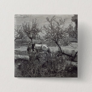 Ein kleiner Bauernhofbrunnen tilled', Pikardie Button