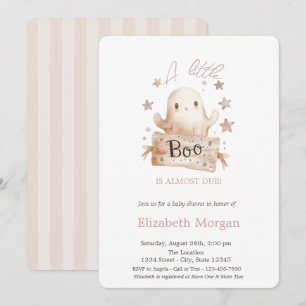 Ein kleiner Boo Boho Geisterstreifen Halloween Einladung