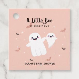 Ein kleiner Boo ist fast das passende Baby Duschko Geschenkanhänger