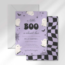 Ein kleiner Boo ist fast die passende Baby Dusche