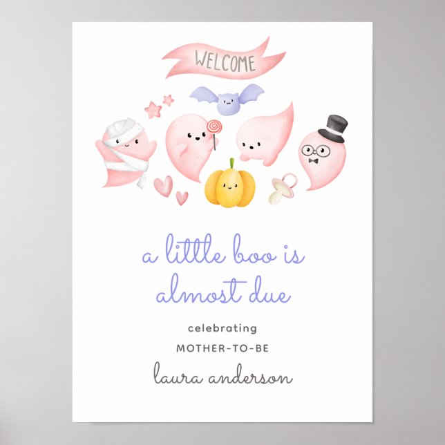 Ein kleiner Boo ist fast die richtige Begrüßungsdu Poster (Vorne)