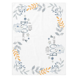 Ein kleiner Boo ist fast Due Baby Dusche Party Tischdecke