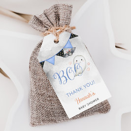 Ein kleiner Boo ist fast fällig Baby Dusche Gefall Geschenkanhänger