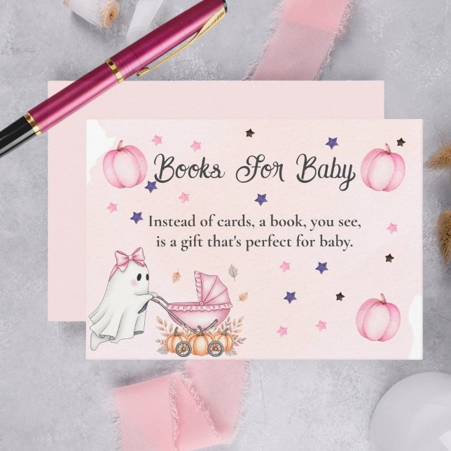 Ein kleiner Boo ist fast fällig Bücher für Baby Begleitkarte (A Little Boo is Almost Due Books for Baby Enclosure Card)