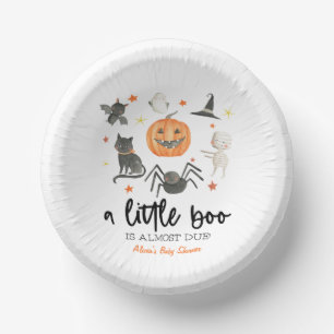 Ein kleiner Boo ist fast fällig! Kinderdusche Hall Pappteller