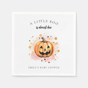 Ein kleiner Boo ist fast wegen Babydusche Serviette