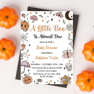 Ein kleiner Boo ist fast wegen Hallowe Party Einladung