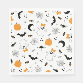 Ein kleiner Boo ist fast zu Halloween-Kinderdusche Serviette