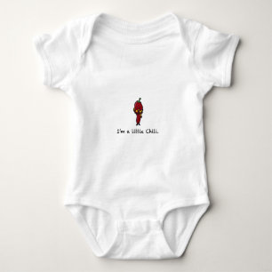 Ein kleiner Chili Baby Strampler