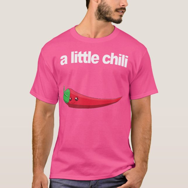 Ein kleiner Chili Kawaii Pepper T-Shirt (Vorderseite)