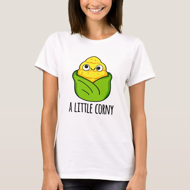 Ein kleiner Corny Funny Baby Mais Pub T-Shirt (Vorderseite)