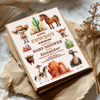 Ein kleiner Cowboy-Western Rodeo Kinderdusche