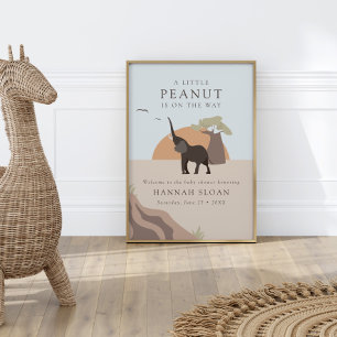 Ein kleiner Erdnuss   Boho Safari Desert Baby Dusc Poster