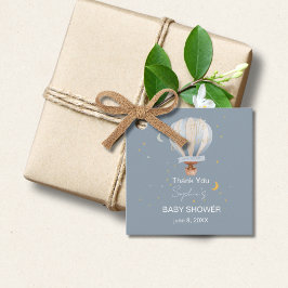 Ein kleiner Explorer Hot Air Ballon Niedlicher Bär Geschenkanhänger