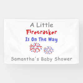 Ein kleiner Firecracker ist unterwegs Banner
