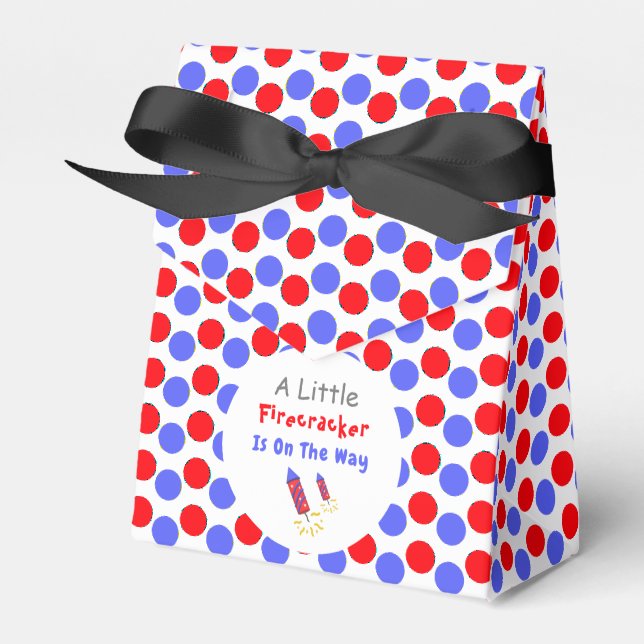Ein kleiner Firecracker ist unterwegs Geschenkschachtel (Vorderseite)
