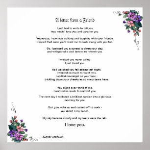 Ein kleiner Freund Poster