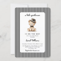 Ein kleiner Gentleman Baby Shower Junge