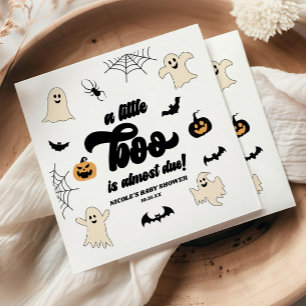 Ein kleiner Gruß ist bald fällig! Halloween-Baby-S Serviette
