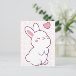 Ein kleiner Hase aus Gefühlen Postkarte