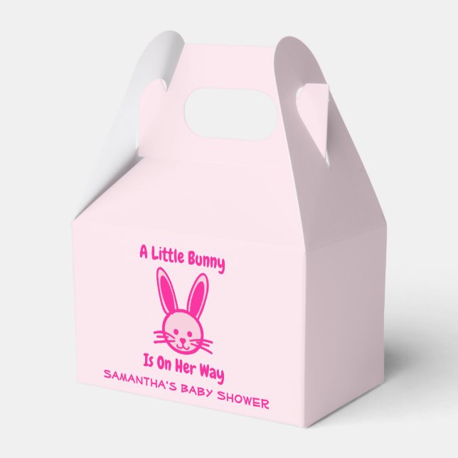 Ein kleiner Hase ist unterwegs Geschenkschachtel (Vorderseite)