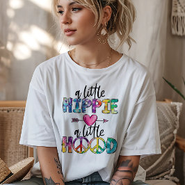 Ein kleiner Hippie, ein kleiner Hood Tri-Blend Shirt