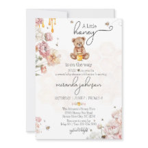 Ein kleiner Honig ist auf dem Weg Baby Shower lädt