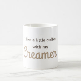 Ein kleiner Kaffee mit meiner Creme Kaffeetasse