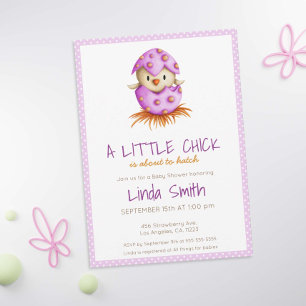 Ein kleiner Kick ist dabei, Pink Baby Bird zu hack Einladung