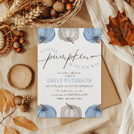 Ein kleiner Kürbis | Boy Fall Babydusche Einladung