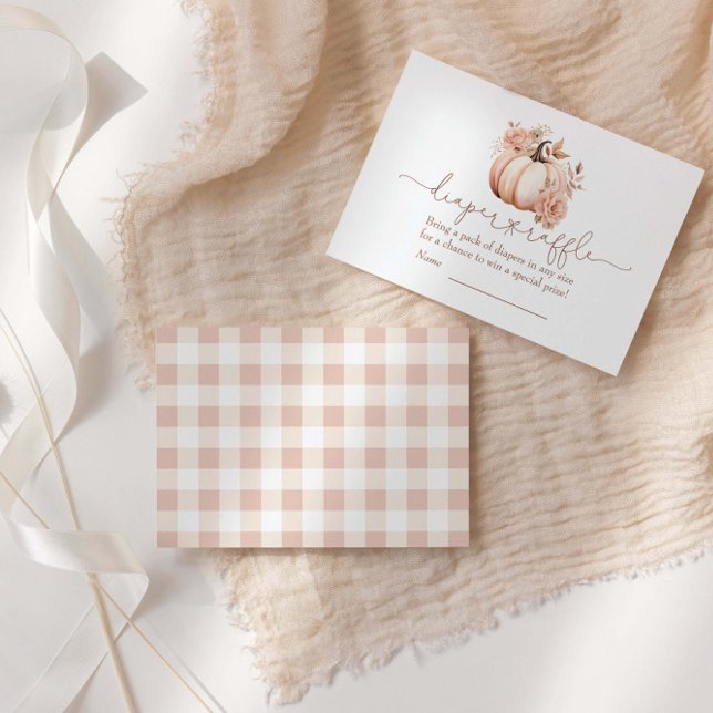 Ein kleiner Kürbis fällt Windelschlag Begleitkarte (Von Creator hochgeladen)