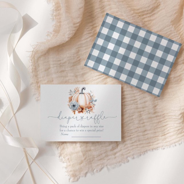 Ein kleiner Kürbis fällt Windelschlag Begleitkarte (Von Creator hochgeladen)