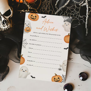Ein kleiner Kürbis Halloween Rat und Wünsche
