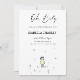 Ein kleiner Mann ist unterwegs Einladung