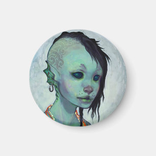 Ein kleiner Meerjungfrau-Magnet Magnet