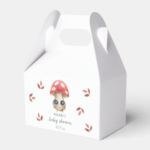 Ein kleiner Pilz ist auf dem Weg - Babyparty Geschenkschachtel