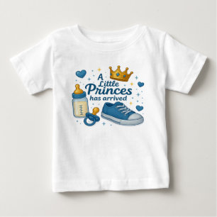 Ein kleiner Prinz ist Baby Boy Celebrat angekommen T-shirt