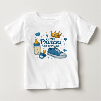 Ein kleiner Prinz ist Baby Boy Celebrat angekommen T-shirt