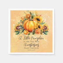 Ein kleiner Pumpkin | Sonnenblumen Herbstdusche