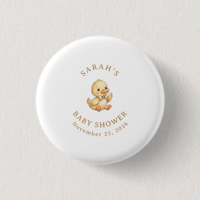 Ein kleiner Quack Button (Vorderseite)