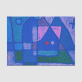 Ein kleiner Raum in Venedig von Paul Klee, Abstrak Seidenpapier