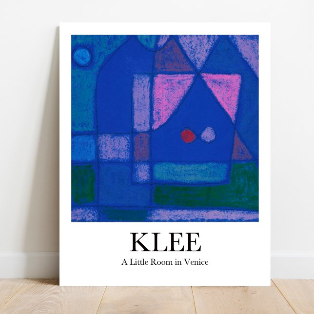 Ein kleiner Raum in Venedig von Paul Klee Poster (Klee's A Little Room in Venice: Dreamy escape for your walls! Shop our museum-quality poster.  )
