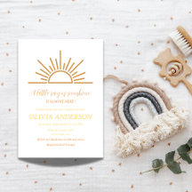 Ein kleiner Ray der Sonnenschein-Boho-Babydusche