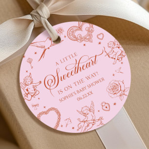 Ein kleiner Schatz zum Valentinstag Baby Shower Geschenkanhänger