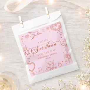 Ein kleiner Schatz zum Valentinstag Baby Shower Geschenktütchen