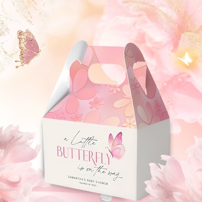Ein kleiner Schmetterling ist auf dem Weg Baby Dus Geschenkschachtel (Von Creator hochgeladen)
