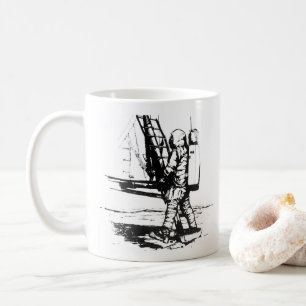 Ein kleiner Schritt Apollo 11 Mondlandung Kaffeetasse
