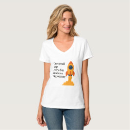 Ein kleiner Schritt - Motivierend T-Shirt