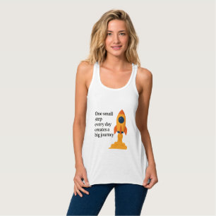 Ein kleiner Schritt - Motivierend Tank Top